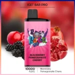 IGET Bar Pro Blackberry Pomegranate Cherry 10000 Puffs
