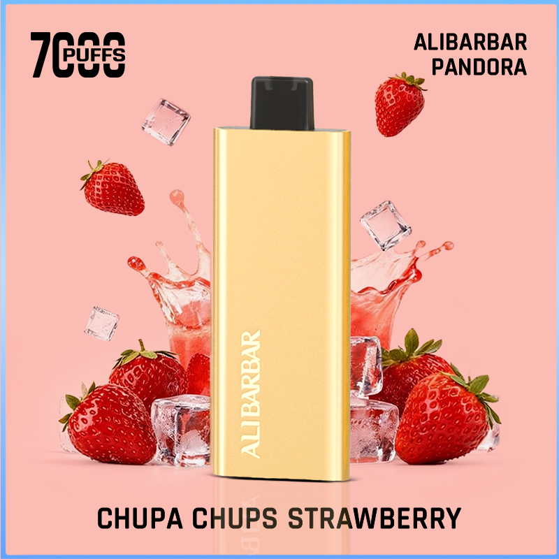 画板-1-01-1.png Alibarbar Pandora Chupa Chups Strawberry 7000 Puffs - Image 1