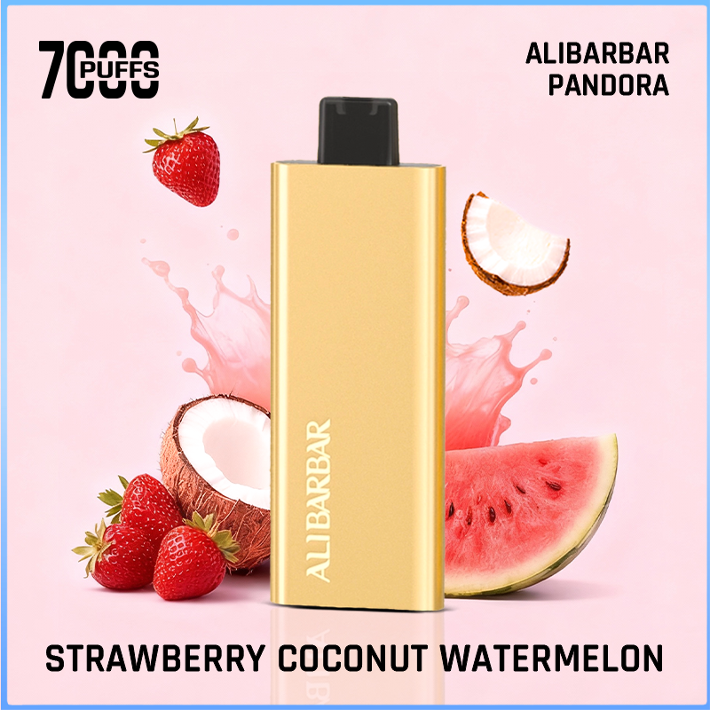 画板-1-05-1.png Alibarbar Pandora Strawberry Coconut Watermelon 7000 Puffs - Image 1