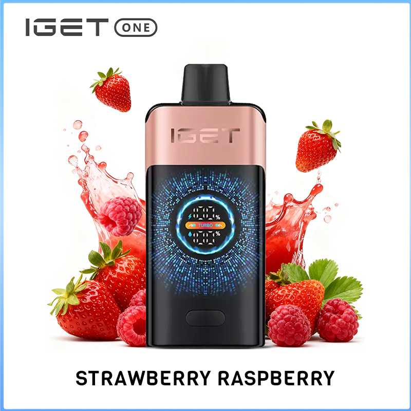 画板-1-12-3.png IGET One Strawberry Raspberry 12000 puffs - Image 1